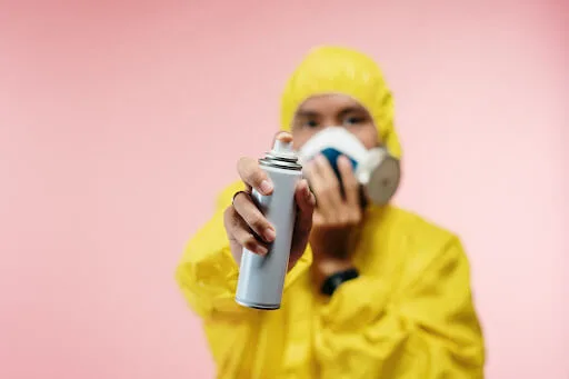 Tinta spray na decoração
