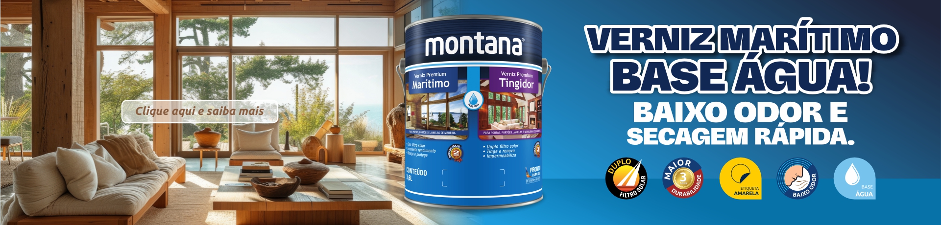 Verniz Marítimo base água